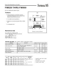 Datasheet FM820 manufacturer Formosa